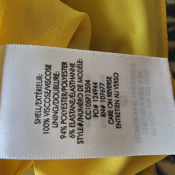 NWT Alice + Olivia Yellow Tie Die Black Sweetheart Ruched Mini Sundress - 12 - Picture 9 of 10